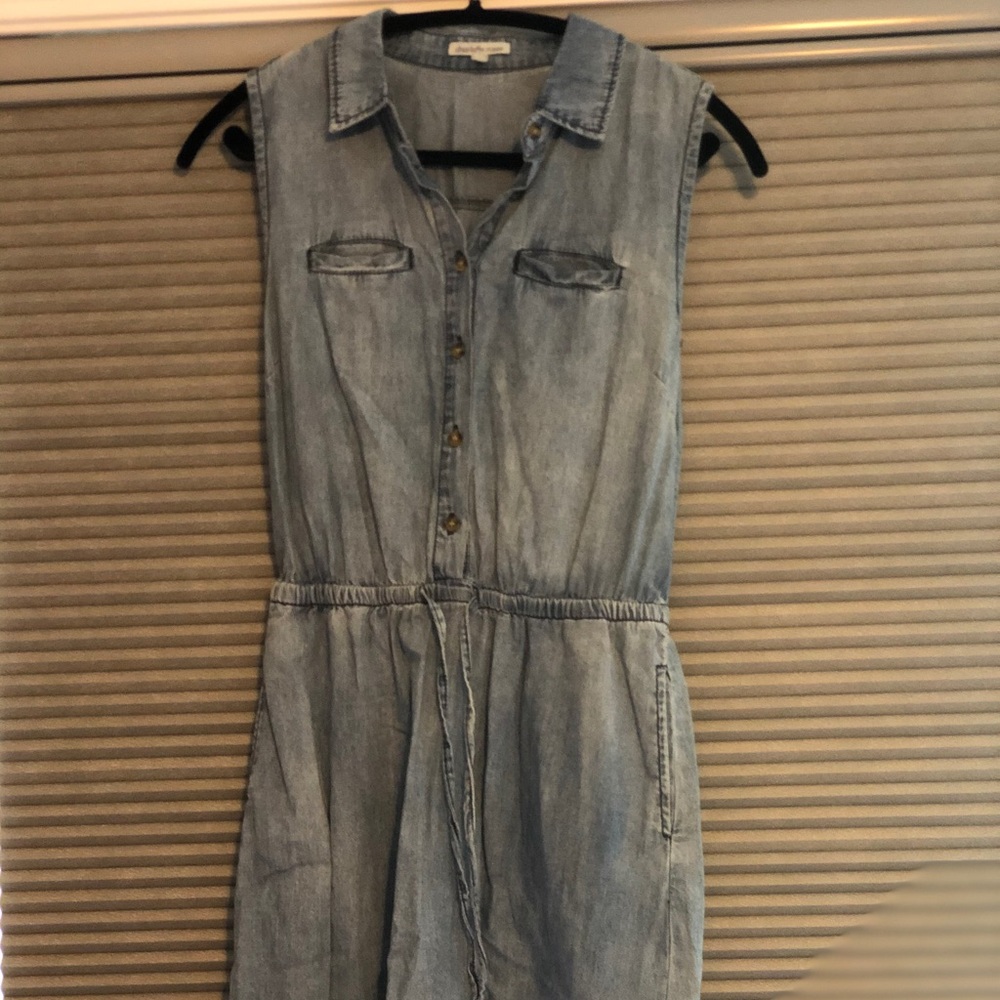 Charlotte Russe Faux Denim Dress